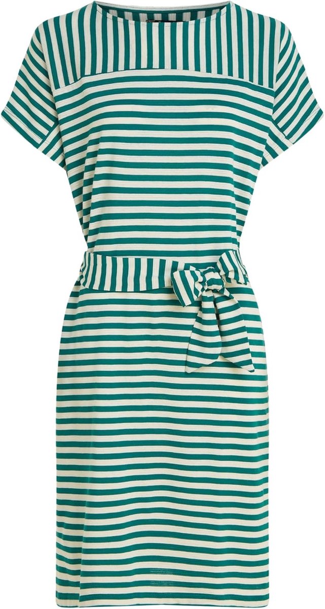 Dames Jurk - Tunic Jurk - Casual Gebruik - GOTS Biologisch Gecertificeerd - Gestreept