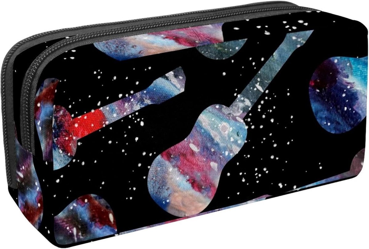 Pennentas Organizer - Etui Tas - School Kantoor - Stijlvolle Print - 21x10x6 cm - Meerkleurig