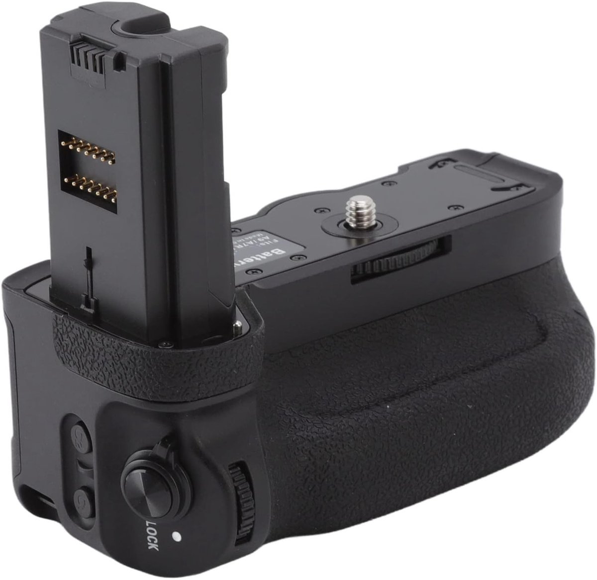 Verticale Batterijgreep - Camera Handgreep - Dubbele Batterij - Hoge Geleidbaarheid - 16x13x8 cm - Zwart