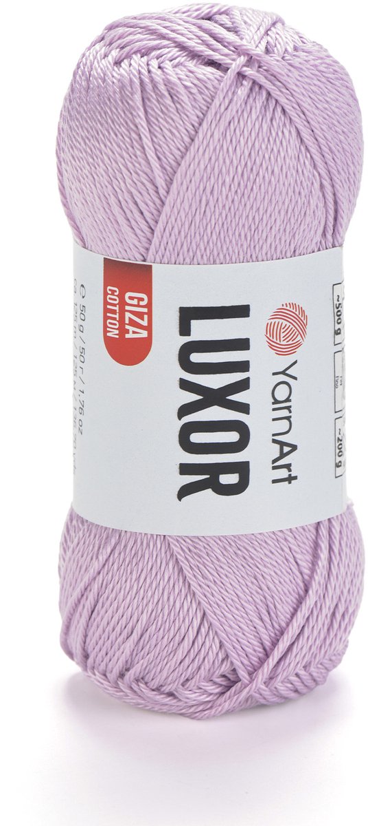 YarnArt Luxor – Gemerceriseerd Katoen Garen – 50g – ±125m – Glanzend Haakgaren – Voor Kleding & Accessoires - Kleur 1210