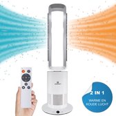 Aironex Bladloze Ventilator - Energiezuinige Luchtkoeler - Aircooler met Draaifunctie - Verwarming en Verkoeling in 1 -Ventilatoren - TafelVentilator -Vloerventilator