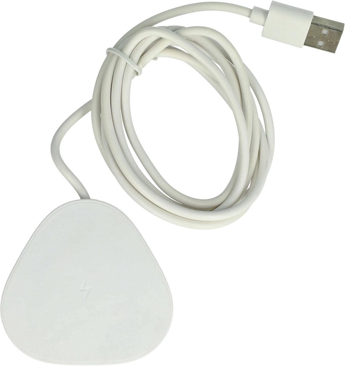 Oplaadstation Speaker - Docks Lader - Draadloos Luisteren - Compact Ontwerp - 8.7 x 7.2 cm - Wit