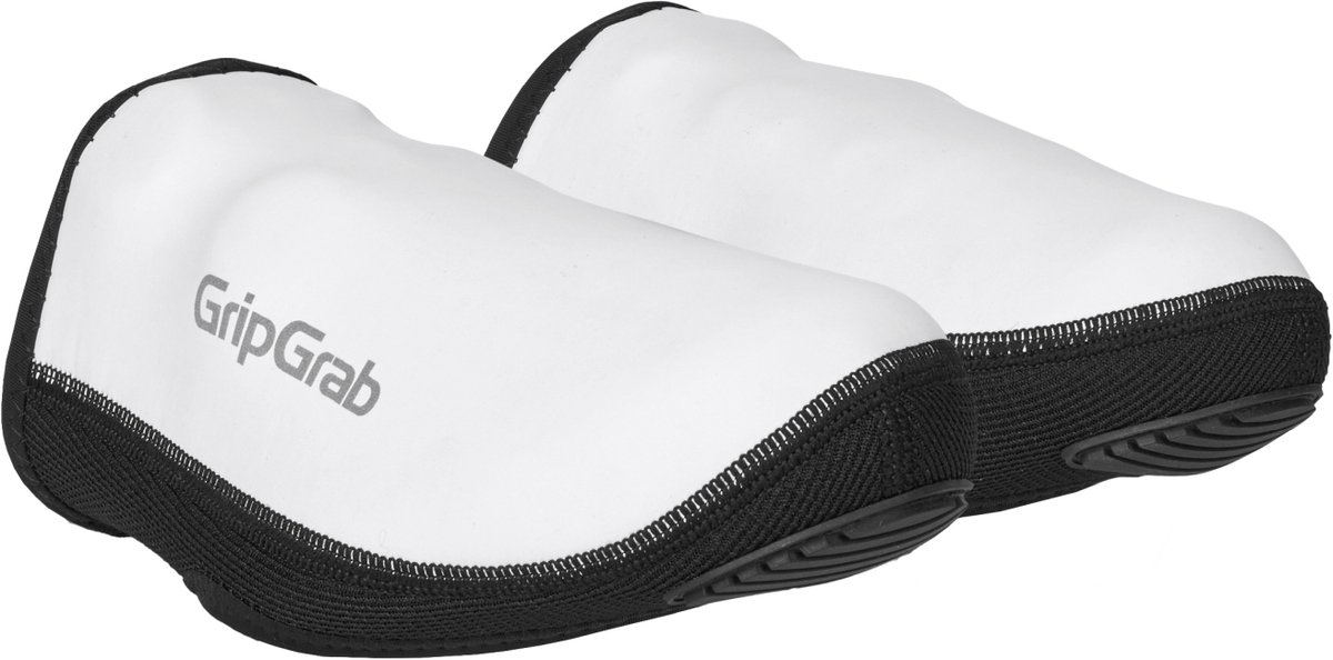 PACR Windproof Wielren Toe Covers Wit - Maat S