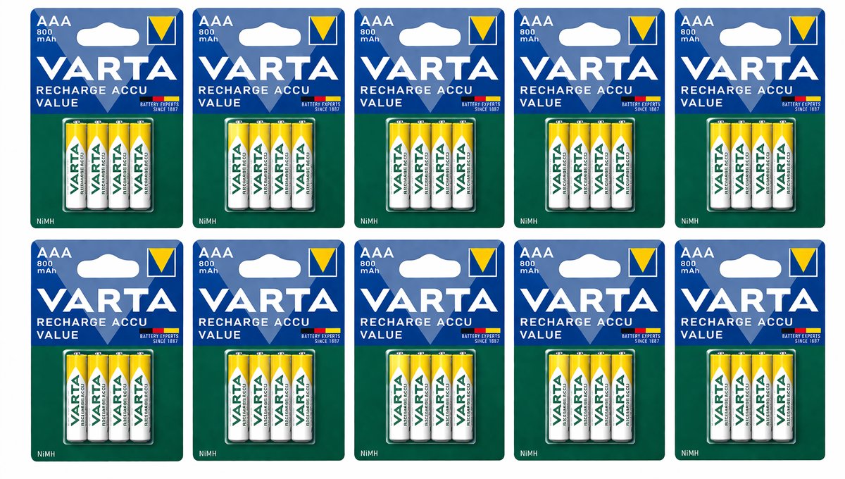Varta Recharge Accu Value AAA 800mAh 40st