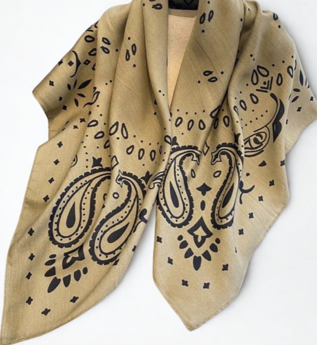 Paisly sjaal - paisly -Sjaaltje met print - bandana met print - haarband - sjaaltje meerkleurig - bandana - vierkant sjaaltje met print - bandana sjaaltje - sjaaltje voor dames hals - sjaal - sjaaltje unisex - scarf - mini sjaal - sjaaltje over broek