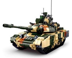 Sluban ModelBricks Army Grote Gevechtstank bouwspeelgoed – Constructieset modelbouw – bouwdoos met 758 bouwstenen – M38‑B0756 vanaf 8 jaar