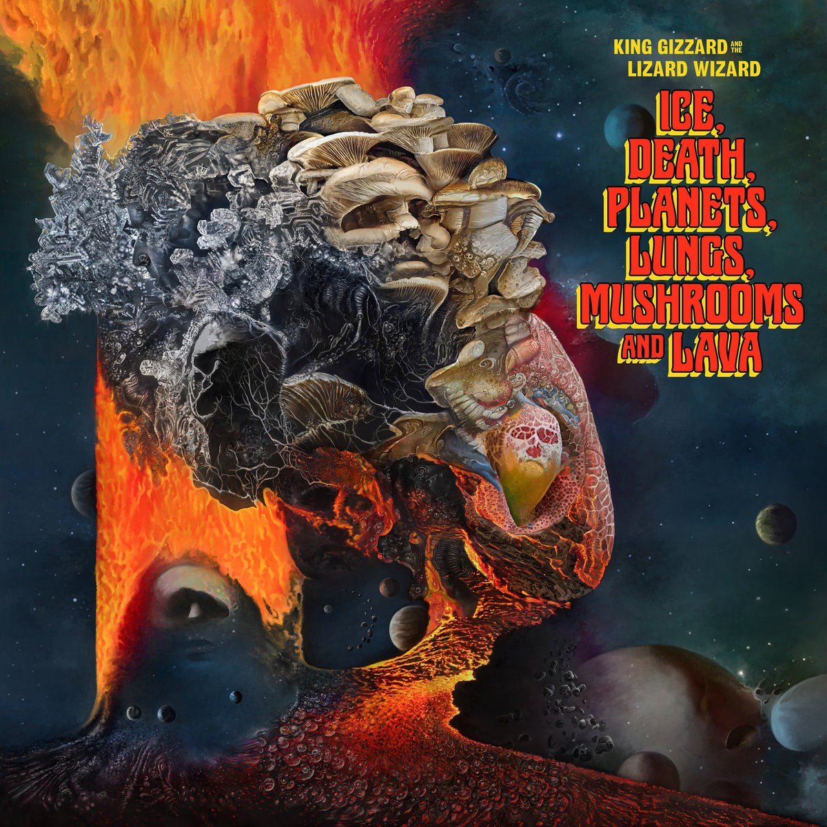 King Gizzard & The Lizard Wizard - Ice, Death, Planets, Lungs, Mushrooms And Lava (2 LP)