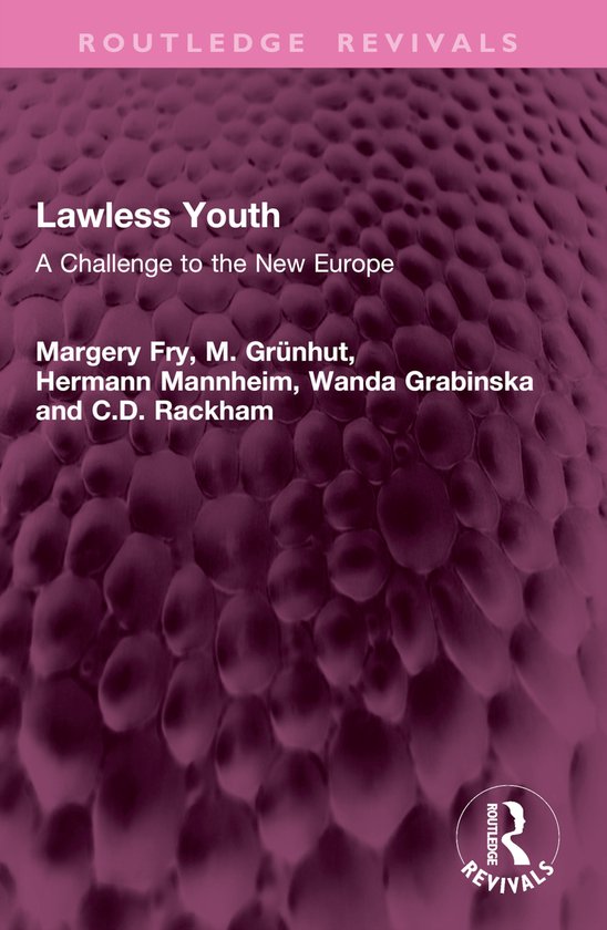 Routledge Revivals- Lawless Youth - cover