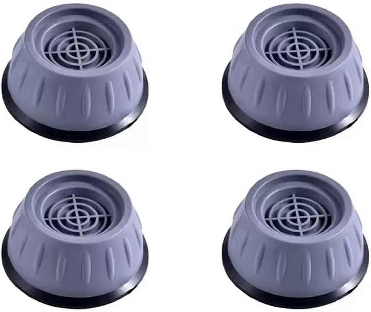 Anti-vibratievoeten - Wasmachine voetkussens - Stille Wascyclus - Effectieve Demping - 5x5x4 cm