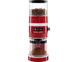 Koffiemolen - Bonenmaler - Perfecte Koffie - 70 Maalinstellingen - 150 Watt - Empire rood