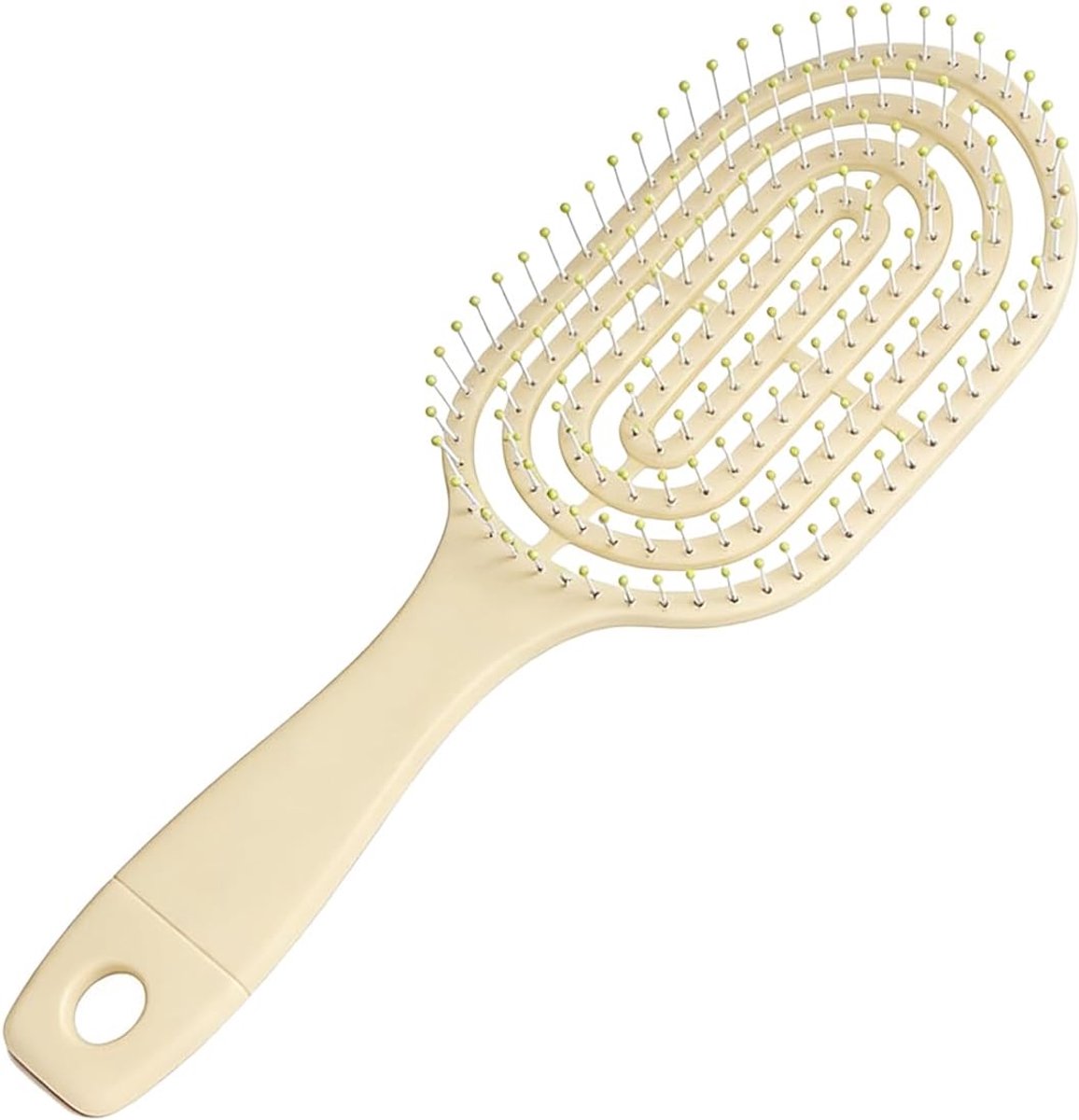 Krullenborstel - Ontklittingsborstel - Haar Styling - Flexibele Borstelharen - 23.7cm