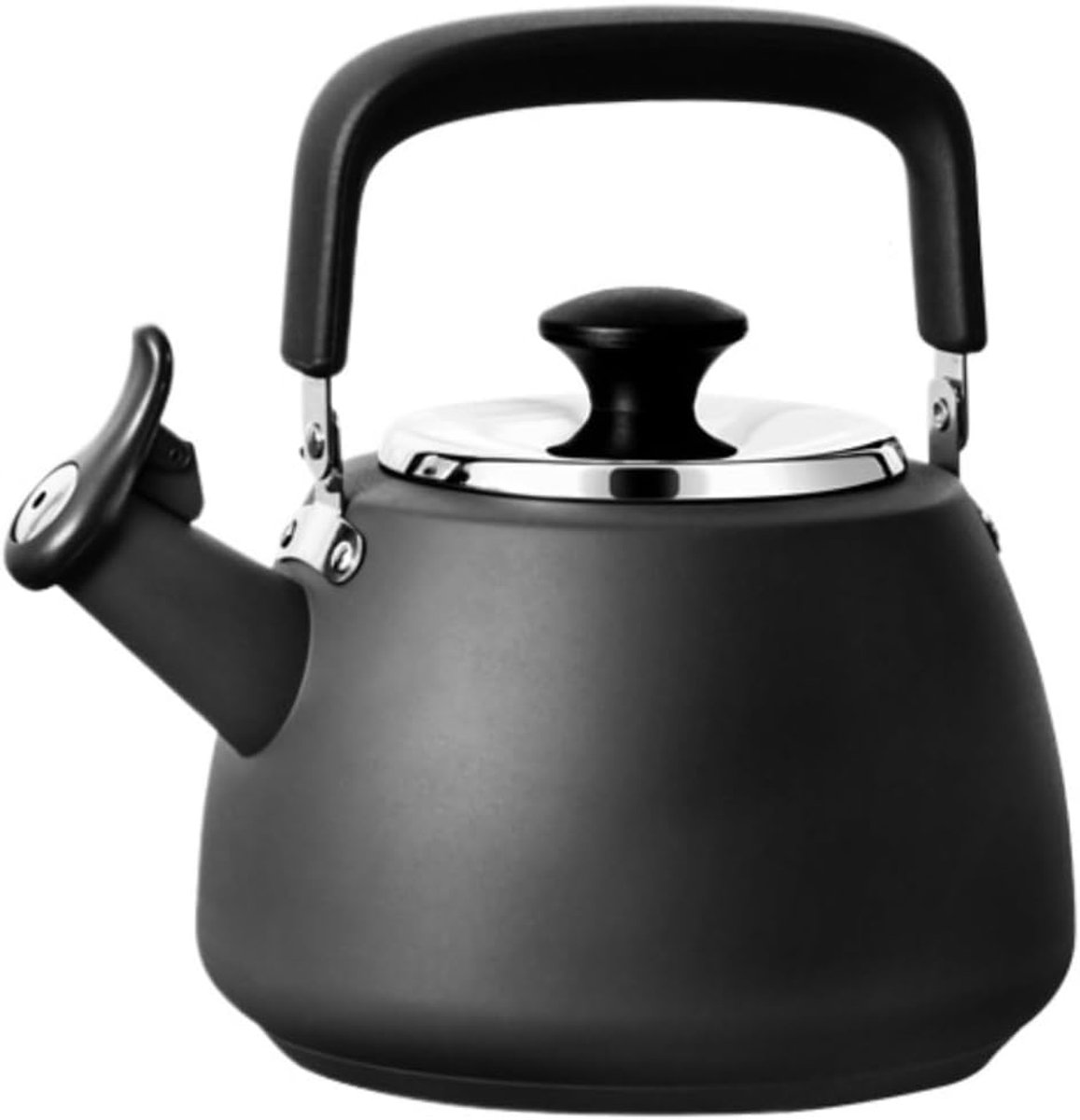 Waterketel RVS - Kookketel Theepot - Water Koken - Gelijkmatige Verwarming - 19 Liter - Zwart