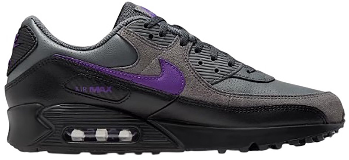 Nike Nike Air Max 90- Heren Sneaker- “”Wild Grape Leather Zwart