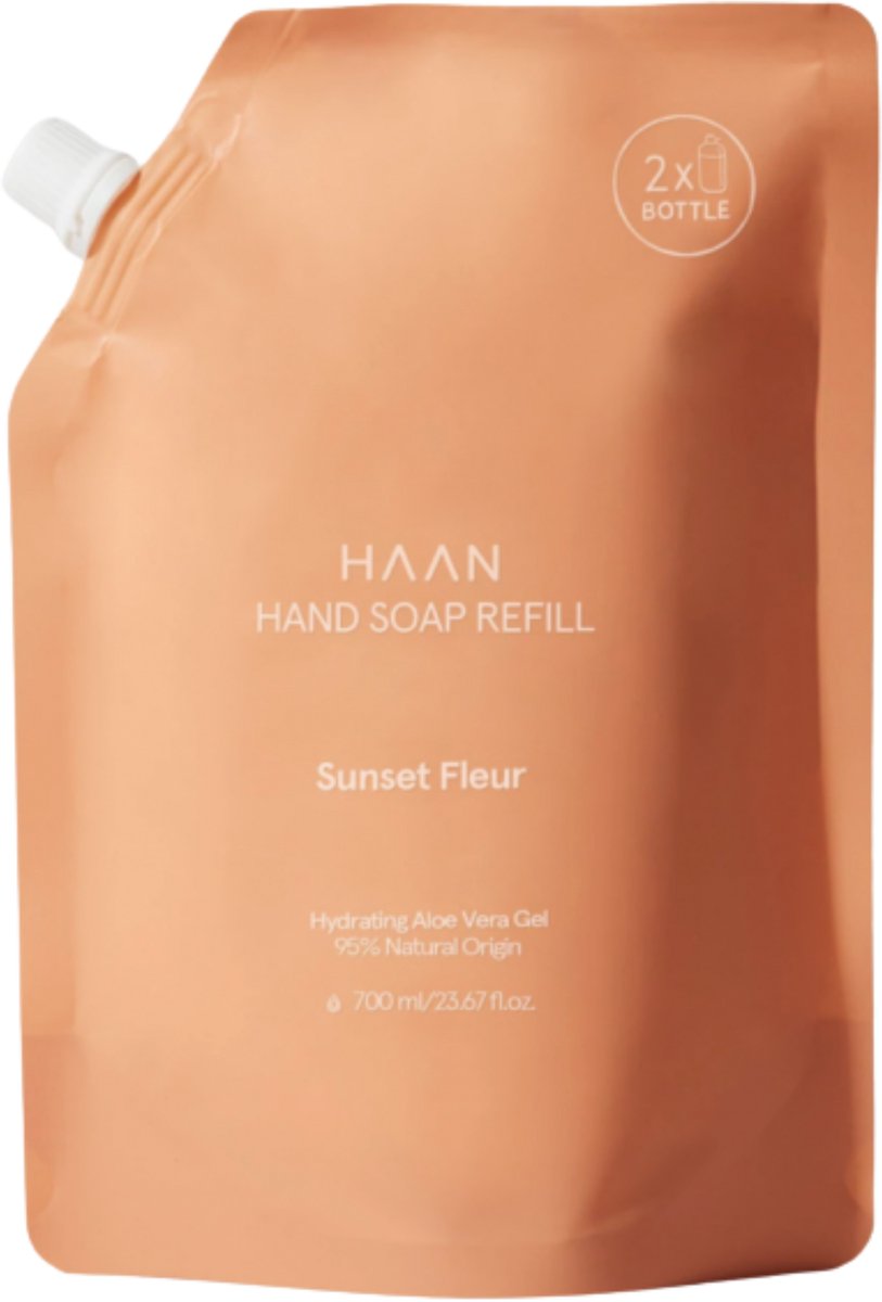 HAAN Vloeibare Handzeep Navulzak Refill Pack Sunset Fleur 350ml