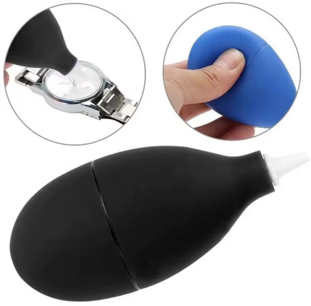 TLVX Krachtige Mini Lucht handpomp voor schoon blazen van Horloge – Iphone – Ipad – Watch – Telefoon Oplaadpunt – Camera Toestel – Computer – Toetsenbord – Printplaat – TV – Ventilatie – Speaker – Secuur Reinigen Van Sierraden – Stof verwijderen