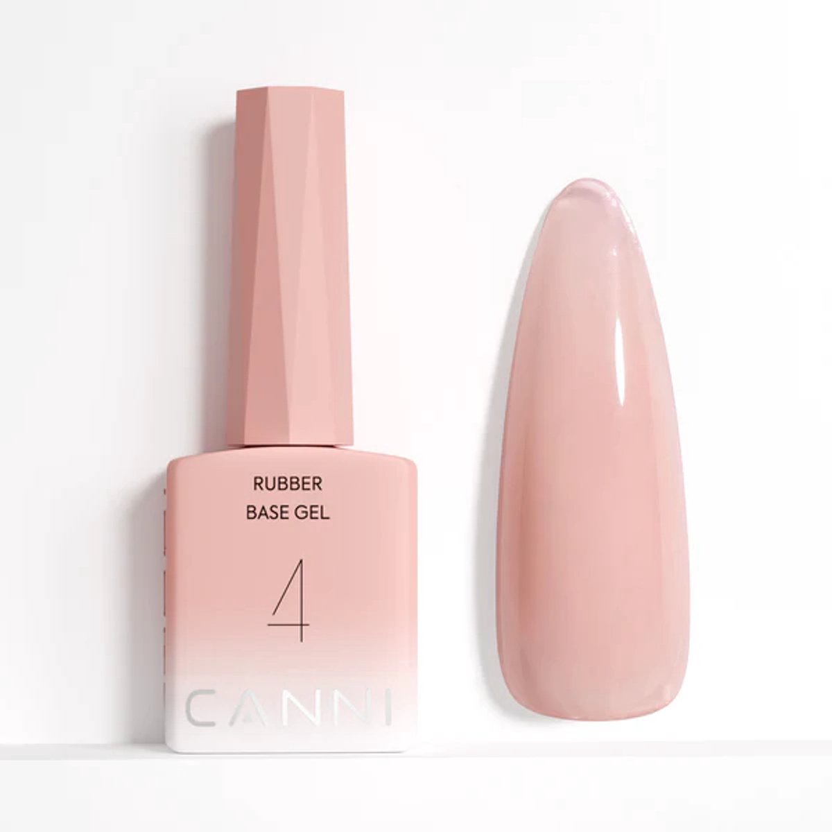 Canni Rubber Base UV Gellak Nude Perzik - 9 ml - 04 - Rubber Base Coat - Rubber Base Gel - Rubber Base Gellac - Canni Gellak - Gellak Nagellak