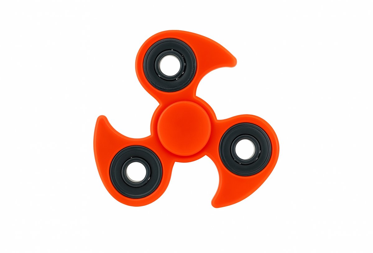 Fun Trading Fidget Spinner Ninja - Oranje - 76 gram