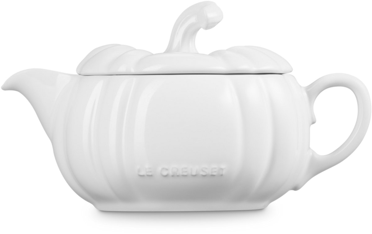 Le Creuset - Sauskom - Pompoen - in Aardewerk - Wit