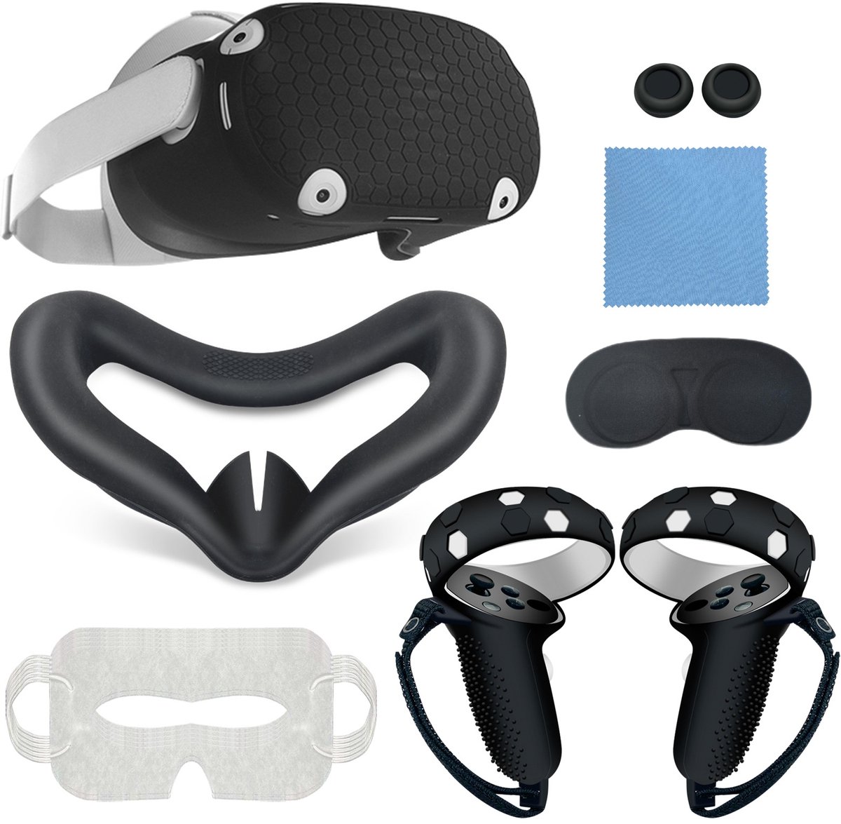 Oculus Quest 2 en Meta Quest 2 Accessoires en bescherming Black