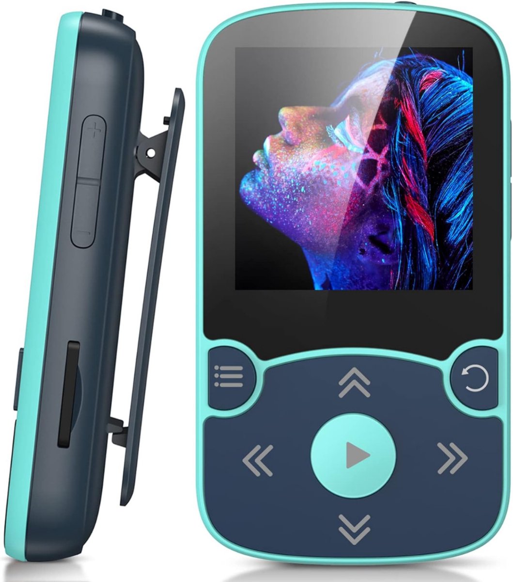 ApexArte® MP3 Speler Bluetooth - FM-Radio - Blauw