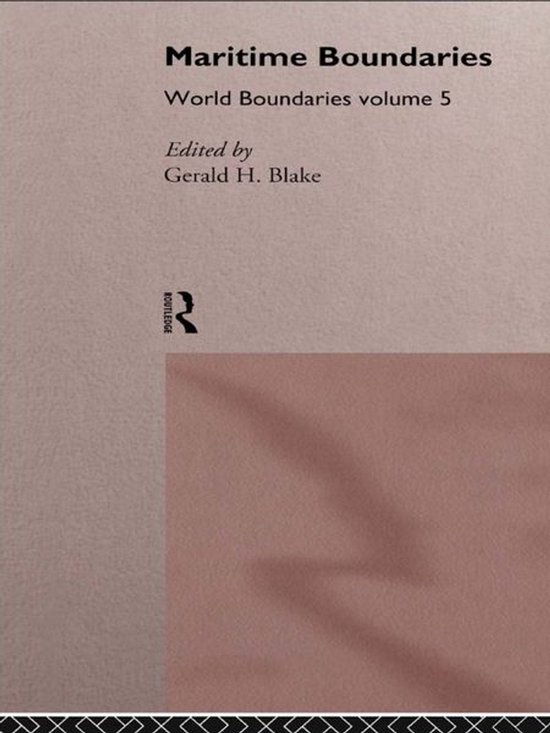 World Boundaries Series - Maritime Boundaries - cover