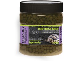 Schildpad Voer Komodo - Salade Mix Pellets - Compleetvoer 170g voor Europese, Mediterrane en Russische Landschildpadden
