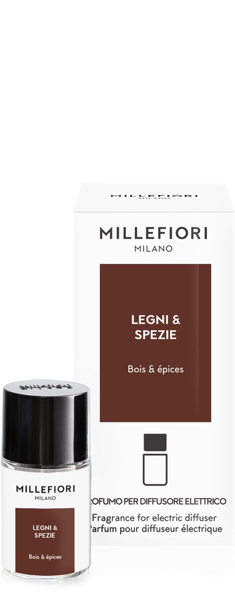 Millefiori Milano - Elektrische Diffuser Navulling - Legni & Spezie