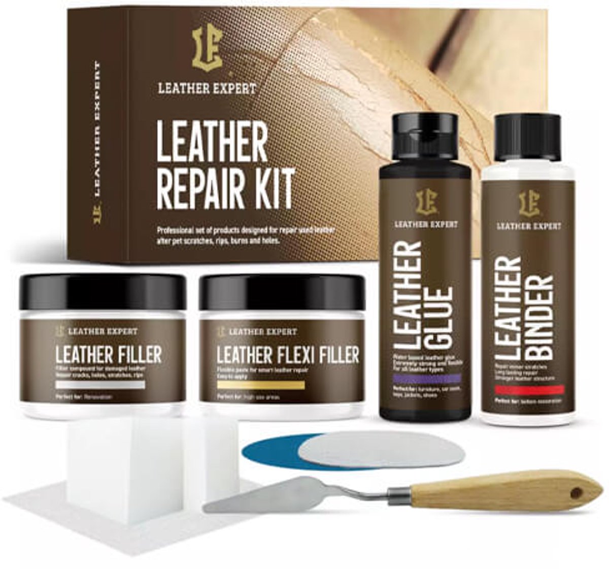 LEATHER EXPERT LEDER REPARATIE KIT