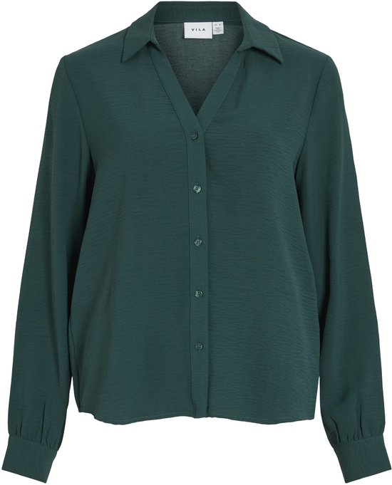 VILA - VIJOSA L/S V-NECK SHIRT - NOOS - Dames - Blouses
