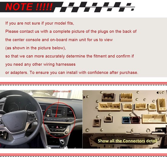 4+64G Android 13 Autoradio Multimédia Avec Sans Fil CarPlay Android