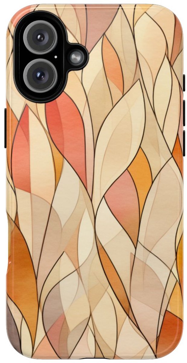 Aquarel Herfstbladeren Patroon – Telefoonhoesje Geschikt voor iPhone 16 Plus