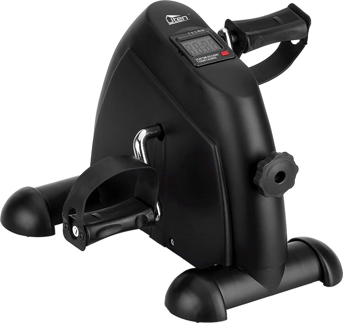 Mini Hometrainer Fiets - Pedaal Trainer - Thuis Fitness - Compact Ontwerp - 3.5 Kilogram - Zwart