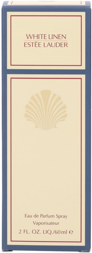 Verpakking van Estée Lauder White Linen Eau de Parfum Spray, 60ml.