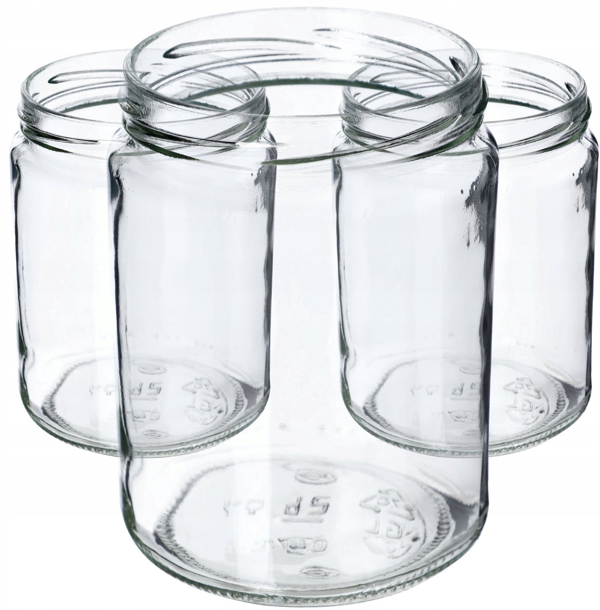 KADAX Pot 540 ml 500 ml potten Mason Jar Honing Komkommers Glas 16 stuks Fi82