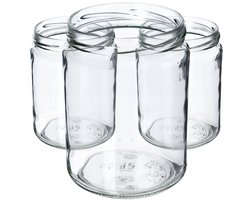 KADAX Pot 540 ml 500 ml potten Mason Jar Honing Komkommers Glas 16 stuks Fi82