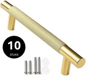 MSQDESIGN - Handgrepen Goud - Handgreep Goud 128mm - Handgrepen kast - Meubelgrepen - Keukengreep Goud - Kastgrepen - Handgrepen keukenkastjes - Meubelgreep - Handgrepen voor deurtjes - handgreep keuken - Deurgreep - ladegreep