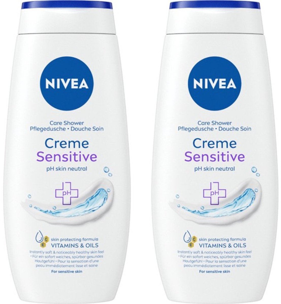 Nivea Douchegel Creme Sensitive 2 x 250 ml