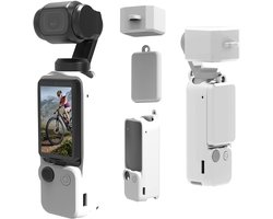 Geschikt voor Pocket 3 siliconen hoesje, zachte beschermhoes, compatibel met DJI Osmo Pocket 3, lensbeschermer, schermbeschermer en handvataccessoire