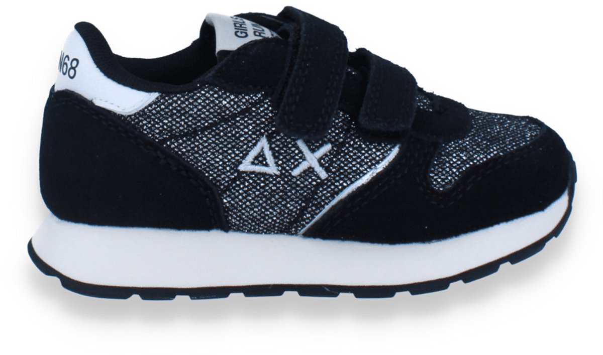 Sun 68 Meisjes Girl's Ally Glitter Textile Baby 11 Nero | Zwart | Maat: 26