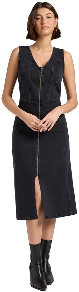 Lee 112370998 Lange Jurk Zonder Mouwen XS Vrouw Brisk Night