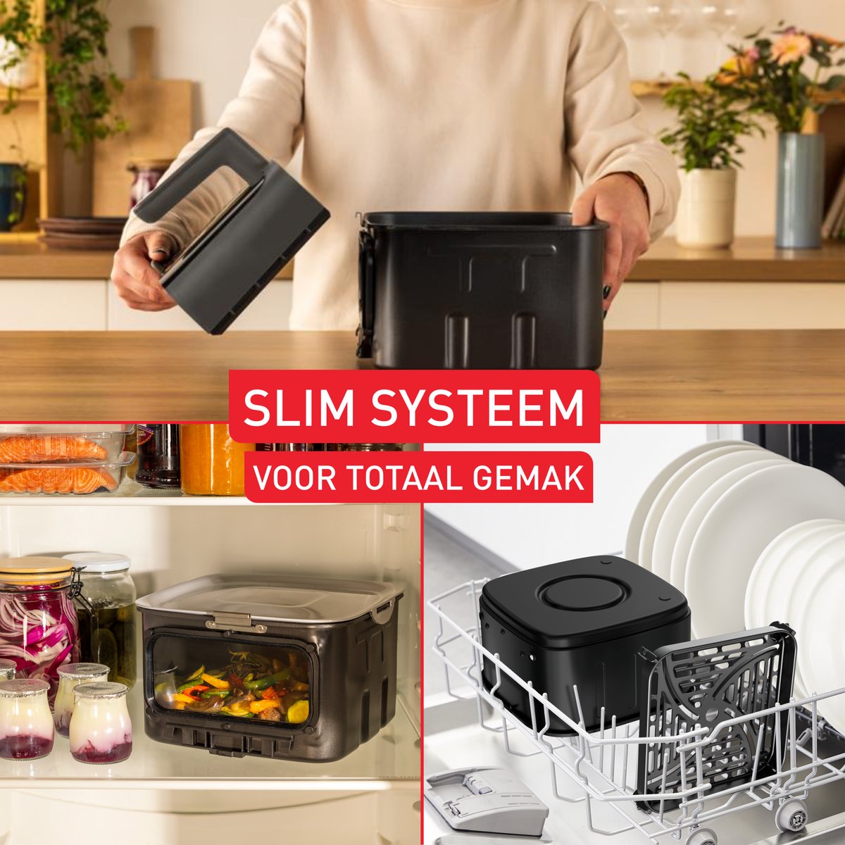 Tefal Easy Fry Silence XXL EY846H - Stille Airfryer XXL - 7L - 1700W - 10 Programma's - Voor Grote Gezinnen — afbeelding 6