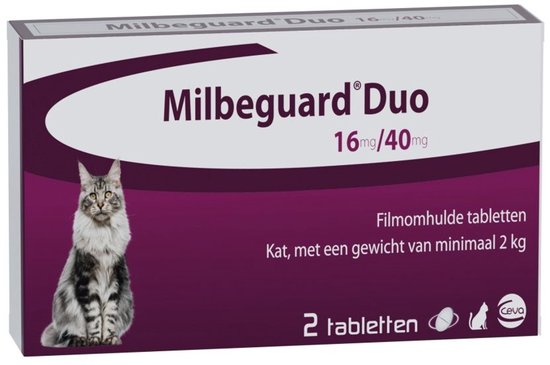 Milbactor Grote Katten 4 Tabletten