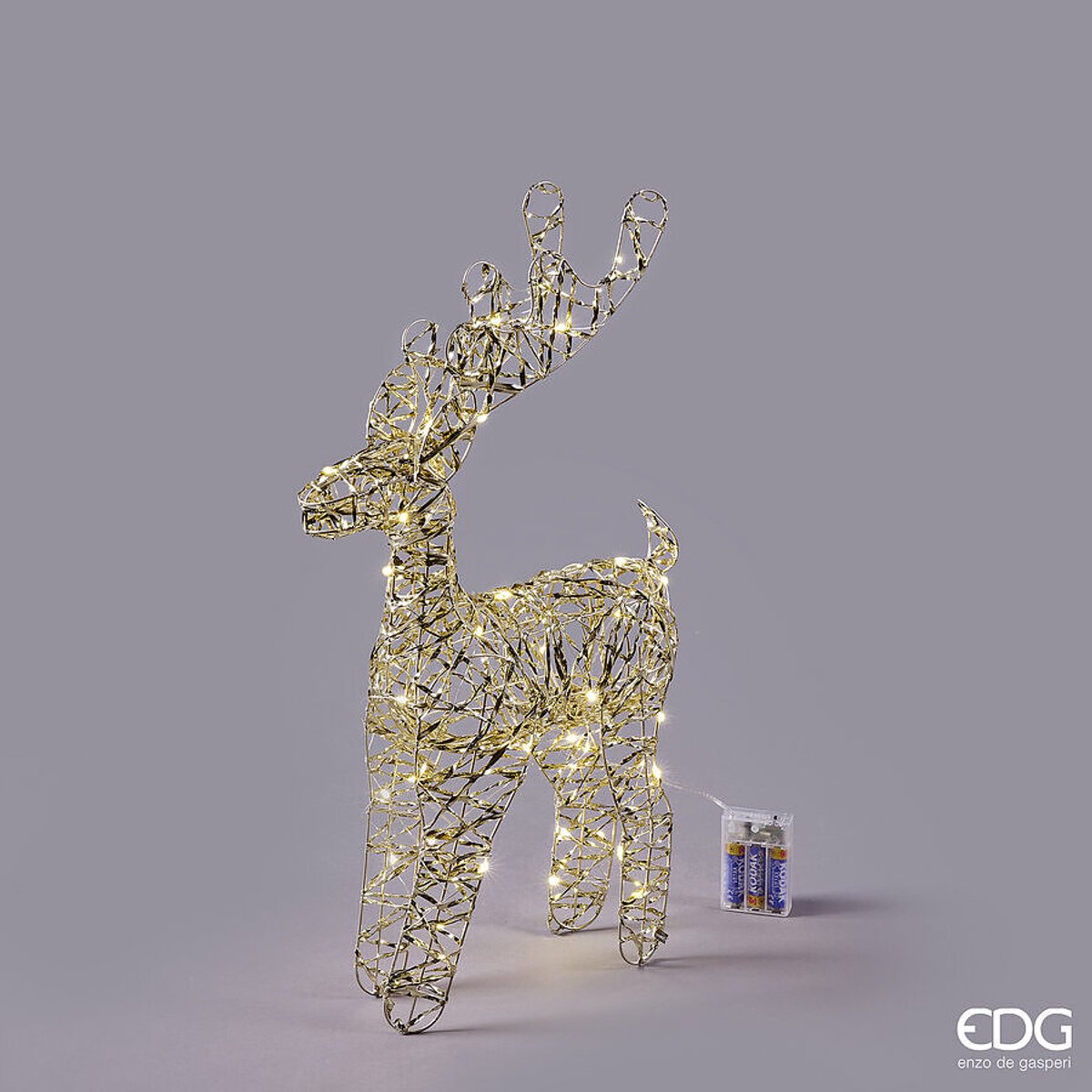 EDG Enzo De Gasperi Christmas Candle Holder Sferacqua Circus with Led
