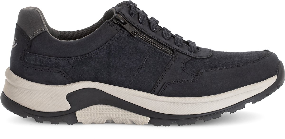 Gabor Rollingsoft Heren Sneaker Donker Blauw 2 Ritsen 8000.02.01