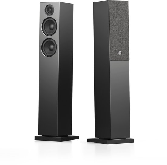 Audio Pro A38 Smart Multiroom Actieve Vloerstaande Speakers - 2x75W - Multiroom Ondersteuning - Draadloze streaming via wifi en Bluetooth - Zwart