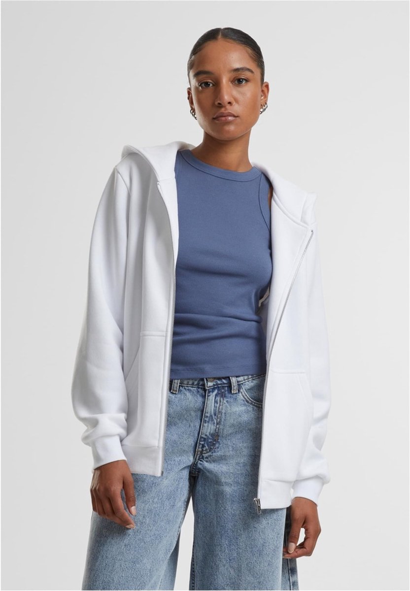 Urban Classics Fluffy Vest met capuchon XS Wit