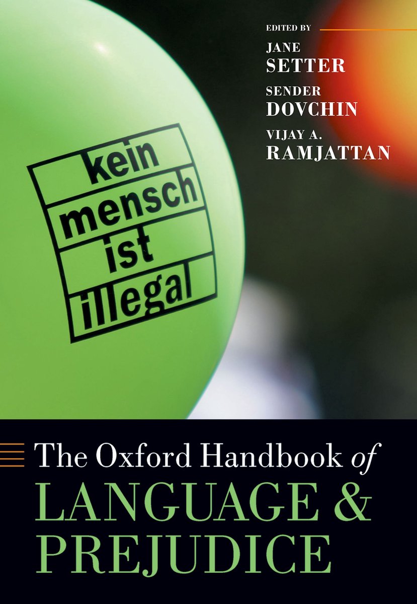 Omslag van Oxford Handbooks-The Oxford Handbook of Language and Prejudice