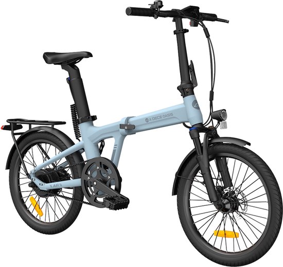 Elektrische vouwfiets -Air 20 Pro 2026 - Bafang motor - Automatische interne versnellingsnaaf - 50N.m koppel - Carbon-riem -Samsung accu -Blauw — afbeelding 2