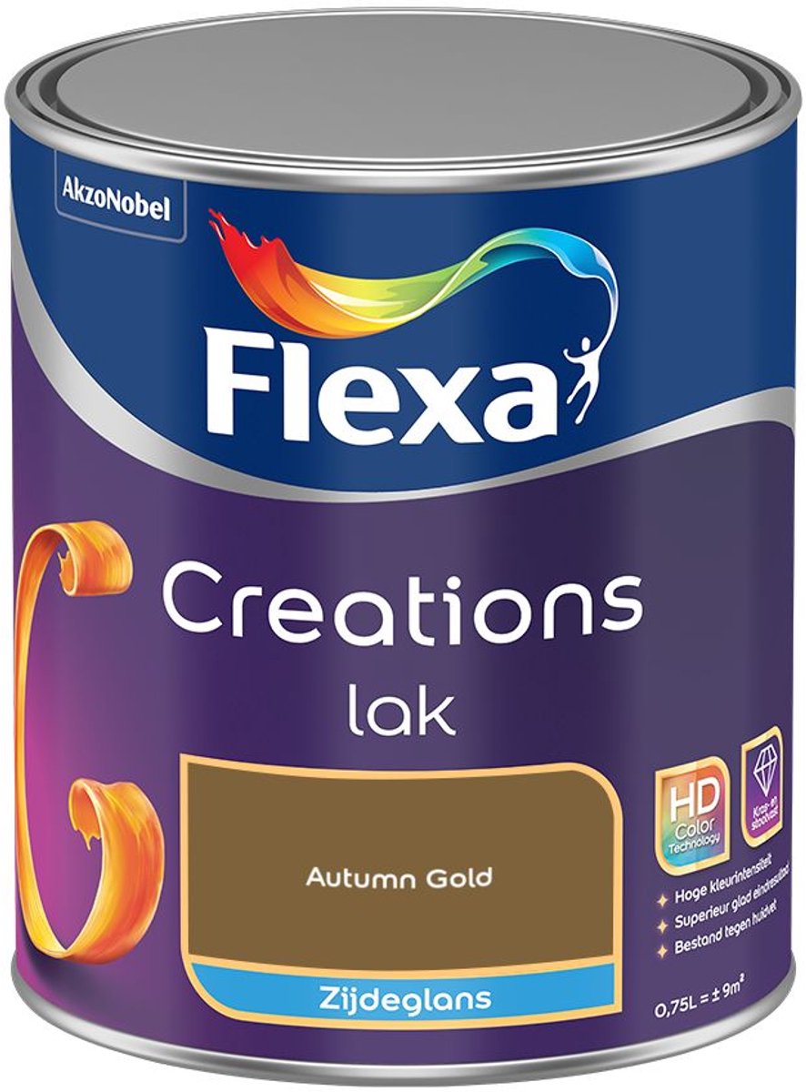 Flexa - Creations Lak Zijdeglans - Autumn Gold - Mengverf - 0.75 L