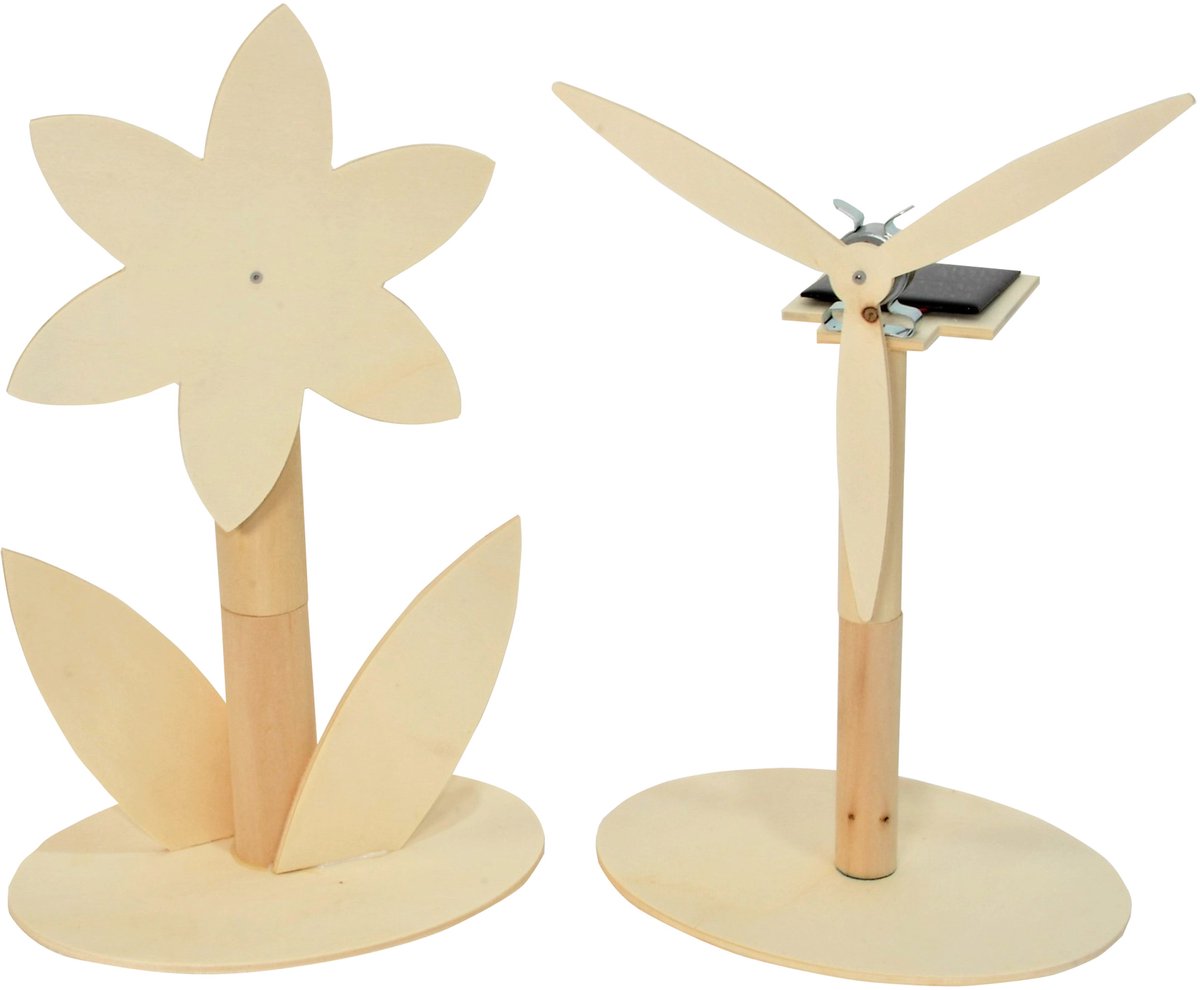PLAYmake Solar Set voor 4-in-1 Houtbewerking Set voor Kinderen - Houtsnijset - Speelgoed Gereedschapset - Cadeautjes voor Jongens en Meisjes - Vanaf 5 Jaar - Crafts&Co